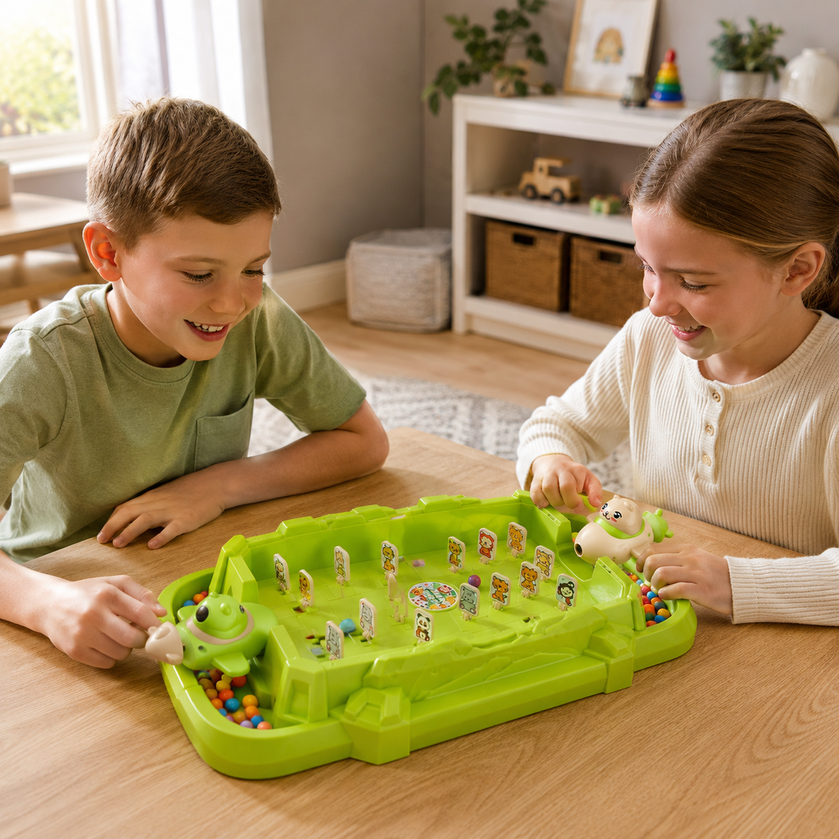 2-Player Marble Battle Game – 96 Colorful Marbles Included