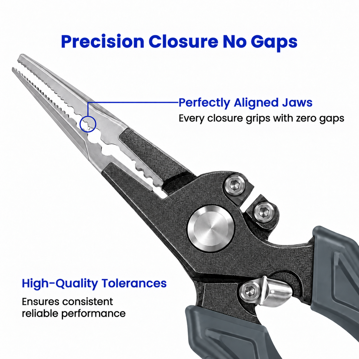 7.5" High‑Strength Rust‑Resistant Fishing Pliers  – 100% Saltwater Rustproof