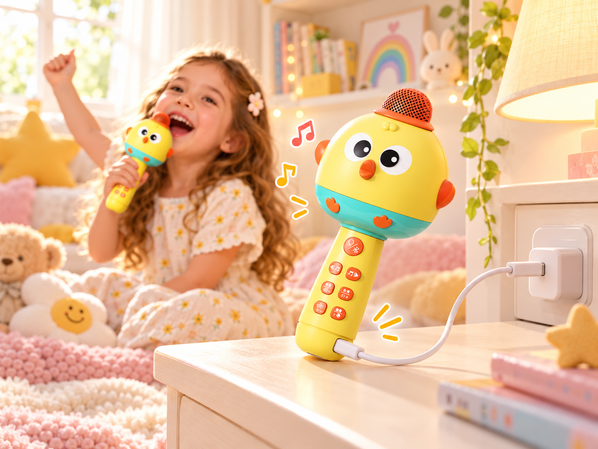 Rechargeable Kids Karaoke Microphone – Sing, Play & Have Fun