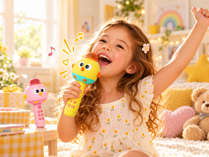 Rechargeable Kids Karaoke Microphone – Sing, Play & Have Fun