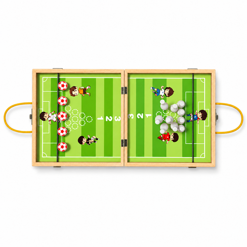 5-in-1 Foldable Wooden Tabletop Game Set