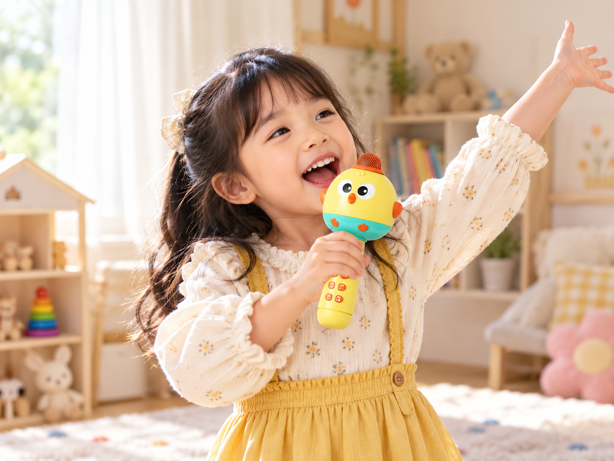 Rechargeable Kids Karaoke Microphone – Sing, Play & Have Fun