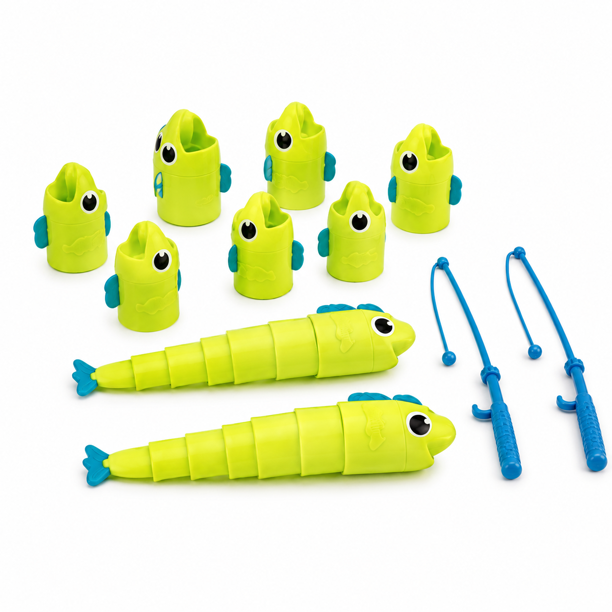 Hook & Catch Telescoping Fishing Game – 8 Fish + 2 Rods