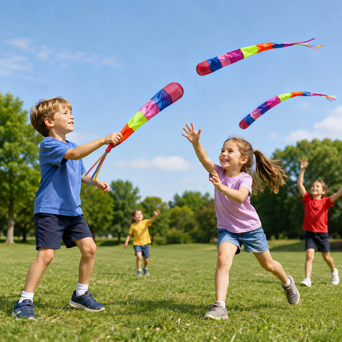 Rainbow Meteor Toss Ball