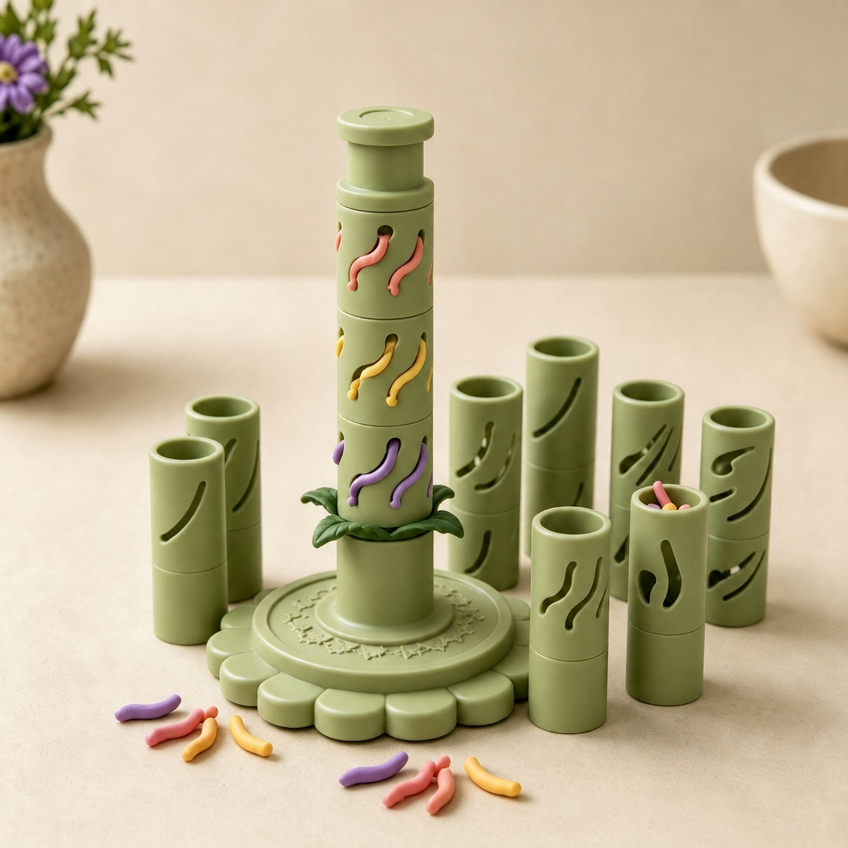 24-Color Modular Clay Bloom Maker Kit – Tool & Clay Included