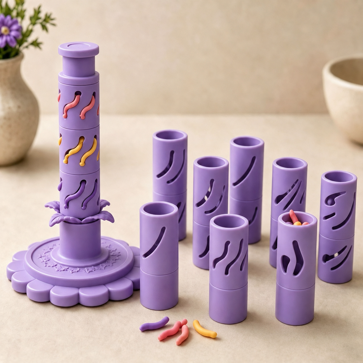 24-Color Modular Clay Bloom Maker Kit – Tool & Clay Included