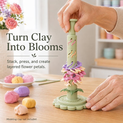 24-Color Modular Clay Bloom Maker Kit – Tool & Clay Included