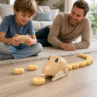 Remote Control Magnetic Hungry Snake Toy – Dual Controller & App Mode