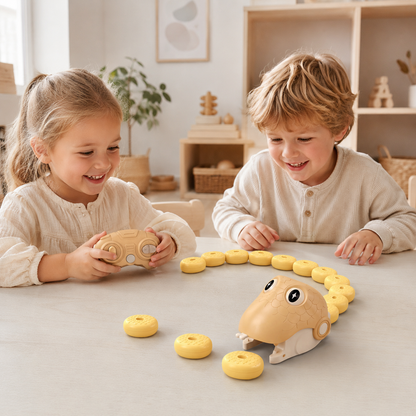 Remote Control Magnetic Hungry Snake Toy – Dual Controller & App Mode